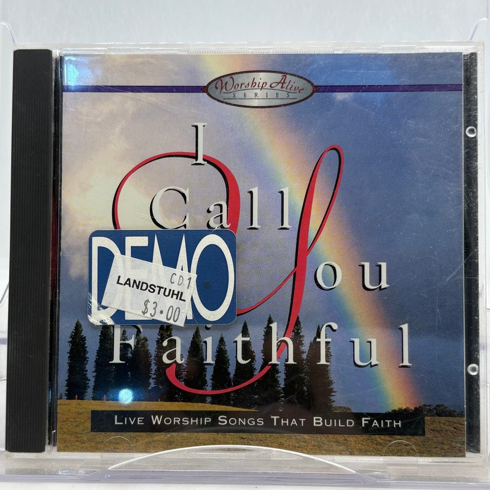 I Call You Faithful Live‎ Worship Songs CD 1993 Star Song Worship Alive Series